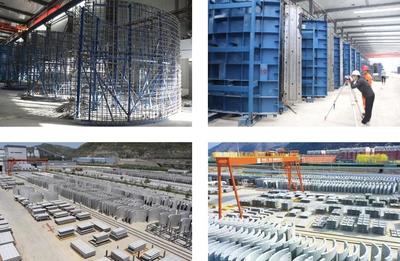 陜建十三建集團新型建材產業基地塔筒生產項目迎來延安市重點項目觀摩團